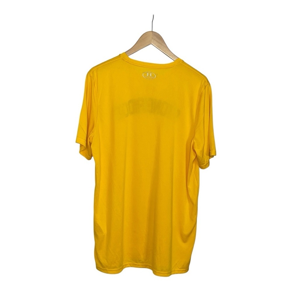 Under Armour Men's Yellow Graphic T-Shirt Stone Ridge M - Picture 3 of 5